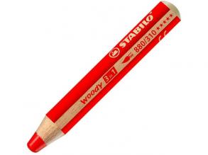 Stabilo Woody 3in1 színes ceruza piros színben