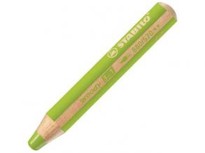 Stabilo: Woody extra-thick világoszöld 3az1-ben színesceruza