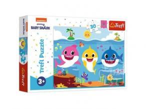 Baby Shark: A víz alatti világ 30db-os puzzle - Trefl