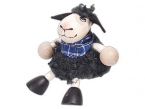Rugós figura (fekete bárány-fiú)