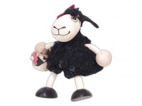 Rugós figura (fekete bárány-lány)