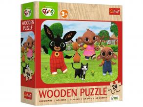 Bing és barátai 24db-os fa puzzle - Trefl