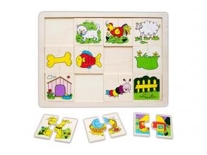 Puzzle felező (állatos)