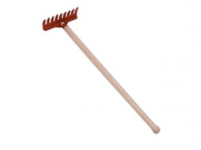 70 cm-es, piros gereblye