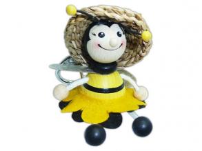 Kulcstartó R (méhecske lány)