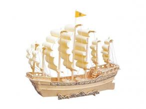 3D puzzle vitorlás hajó a Ming dinasztiából (natúr)
