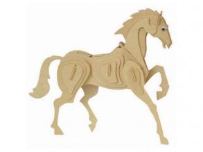 3D puzzle ló (natúr)