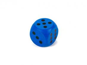 Fa dobókocka 1,5 cm kék