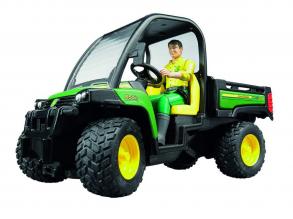 John Deere Gator terepjáró kisteherautó, sofőr figurával - Bruder/bworld