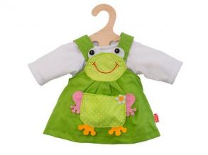 Divatos játékbaba ruha béka mintával 35-45 cm-es babákhoz 2 részes