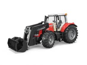 Massey Ferguson 7600 homlokrakodóval - Bruder