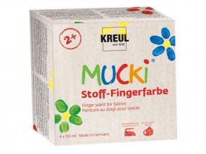 Mucki textilfestő szett 4 színnel