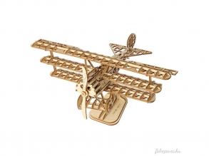 3D modell - Tri plane repülőgép