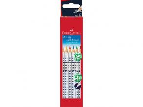Faber-Castell: Grip színes ceruza készlet sötét felületre 6db-os