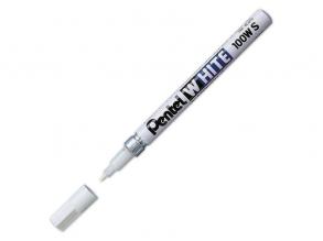 Pentel X100WS gömbhegyű fehér jelölő filc