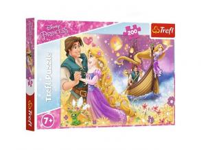Disney hercegnők: Aranyhaj varázslatos világa 200 db-os puzzle - Trefl