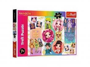 Rainbow High: Színes barátság 200 db-os puzzle - Trefl