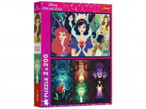 Disney elbűvölő hercegnők 2x200 db-os puzzle - Trefl