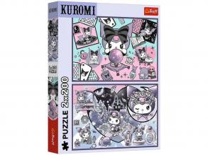 Kuromi varázslatos kalandok 2x200 db-os puzzle - Trefl