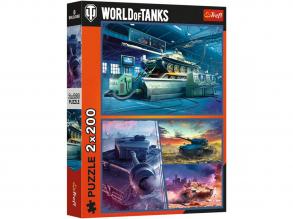 World of Tanks 2x200 db-os puzzle - Trefl