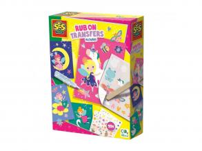 SES dörzsölés képeslapkészítő szett, tündéres