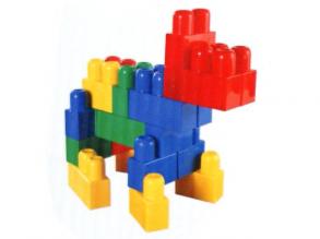 Maxi Blocks építőkockák dömperrel - D-Toys