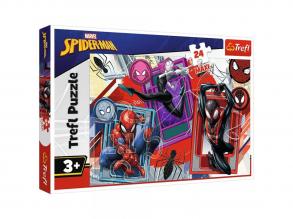 Pókember: Irány a pókverzum 24 db-os maxi puzzle - Trefl