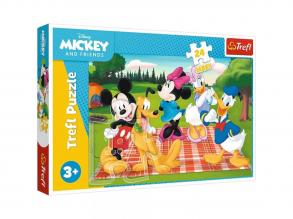 Mickey egér és barátai: Piknik 24 db-os Maxi puzzle - Trefl
