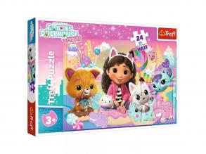 Gabi babaháza és barátai 24 db-os maxi puzzle - Trefl