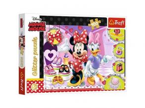 Minnie és Daisy csillám puzzle 100db-os - Trefl