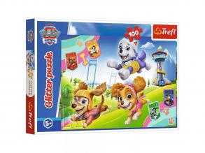 Mancs őrjárat 100 db-os glitter puzzle - Trefl