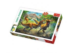 Harcoló Tyrannosauruszok 160db-os puzzle - Trefl