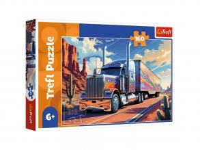Teherautó az úton 160db-os puzzle - Trefl