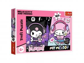 Kuromi és My Melody városi ritmus 160 db-os puzzle - Trefl