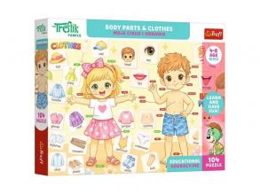 Treflik Testrészek és ruhák oktató jellegű 104db-os puzzle - Trefl