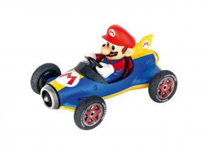 Super Mario hátrahúzható versenyautó Mach 8 - 2 db