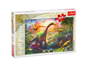 Dinoszauruszok puzzle - 100 db - Trefl