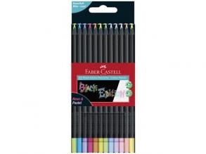 Faber-Castell: Black Edition Pastel színes ceruza szett 12db-os