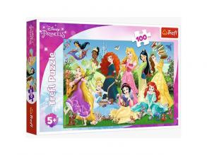 Disney hercegnők: Bájos hercegnők puzzle 100db-os - Trefl