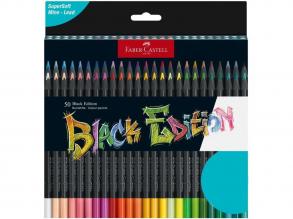 Faber-Castell: Black Edition színes ceruza szett 50db-os
