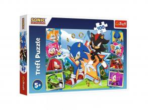 Találkozás Sonic-kal 100 db-os puzzle - Trefl