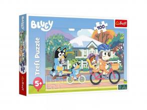 Bluey biciklizik 100db-os puzzle - Trefl
