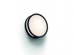 LED lámpatest , mennyezeti/oldalfali , 13W , meleg fehér , matt fekete , kültéri , IP54 , LUTEC , ROLA