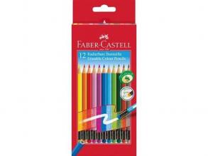 Faber-Castell: Színesceruza szett radírvéggel 12db