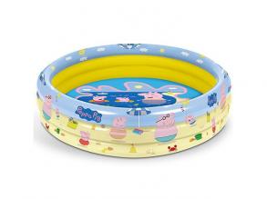 Peppa malac felfújható három gyűrűs medence 100cm - Mondo Toys