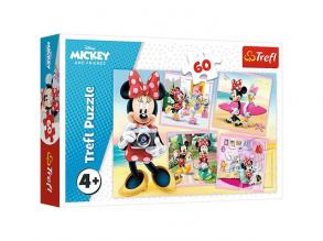Minnie egér: Bájos Minnie puzzle 60db-os - Trefl