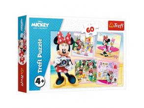 Minnie egér: Bájos Minnie puzzle 60db-os - Trefl