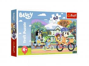 Bluey biciklizik 60 db-os puzzle - Trefl