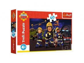 Sam a tűzoltó Hős egyenruhában - 60 db-os puzzle - Trefl