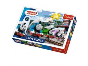 Thomas és barátai, Verseny a síneken 30db-os Puzzle - Trefl